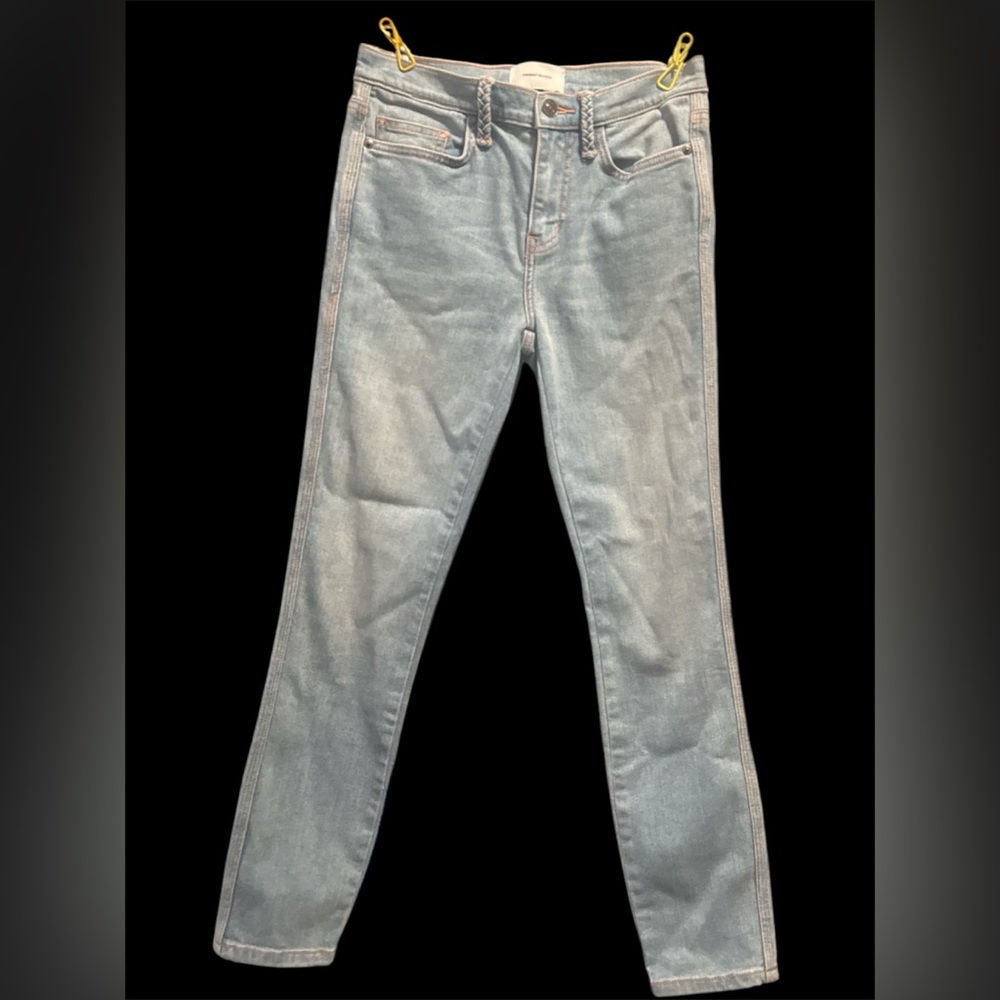 NWT- Current Elliott BRAIDED CABALLO HIGH WAIST STILETTO JEANS-never worn